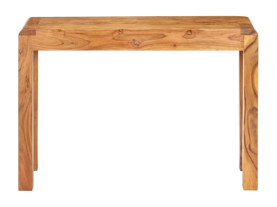 Table console 110x40x76cm Bois d'acacia massif et finition miel