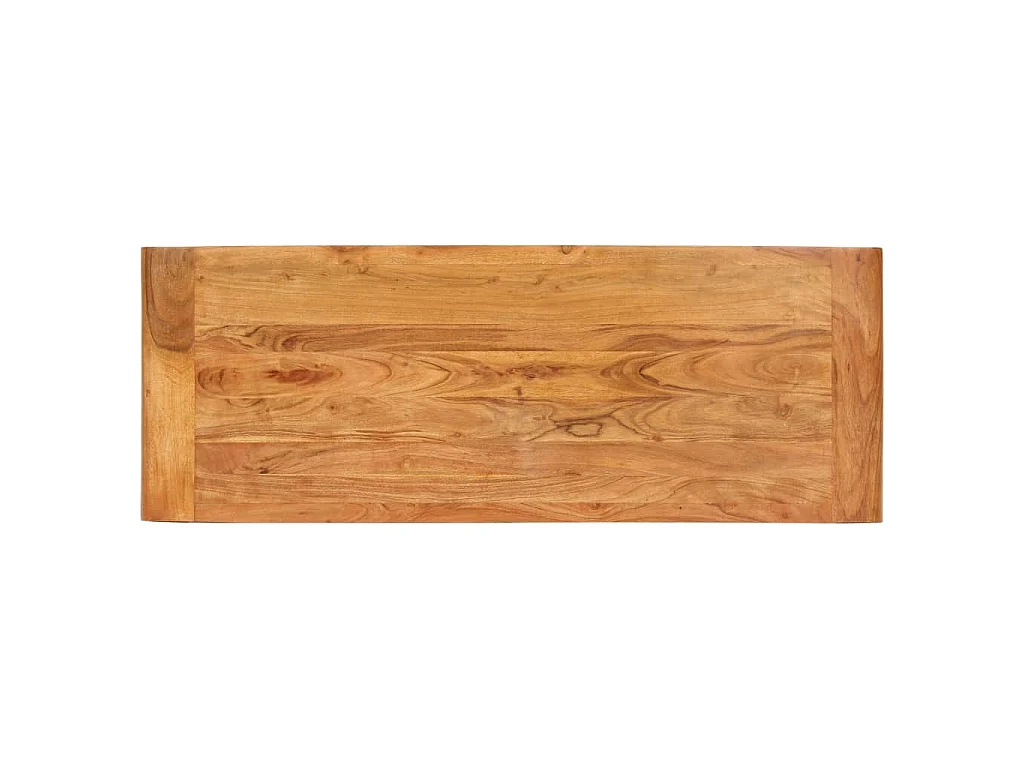 Wandtafel 110x40x76 cm gerecycled hout met honingafwerking