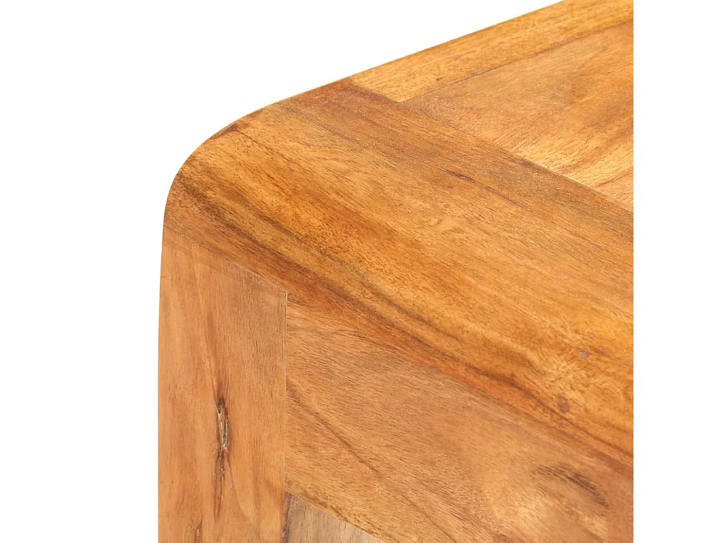 Wandtafel 110x40x76 cm gerecycled hout met honingafwerking