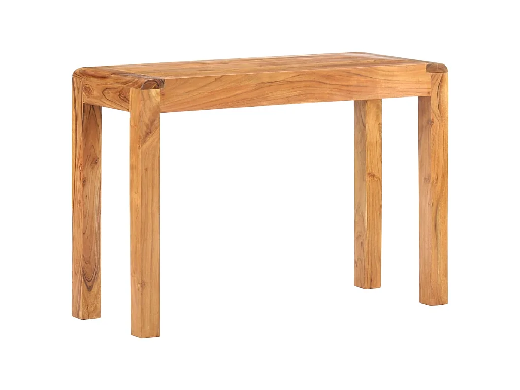 Wandtafel 110x40x76 cm gerecycled hout met honingafwerking