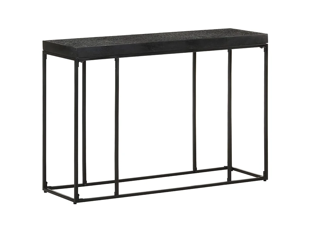 Table console Noir 110x35x76 cm Bois d'acacia et de manguier