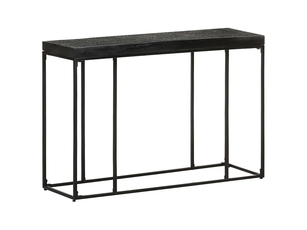 Table console Noir 110x35x76 cm Bois d'acacia et de manguier