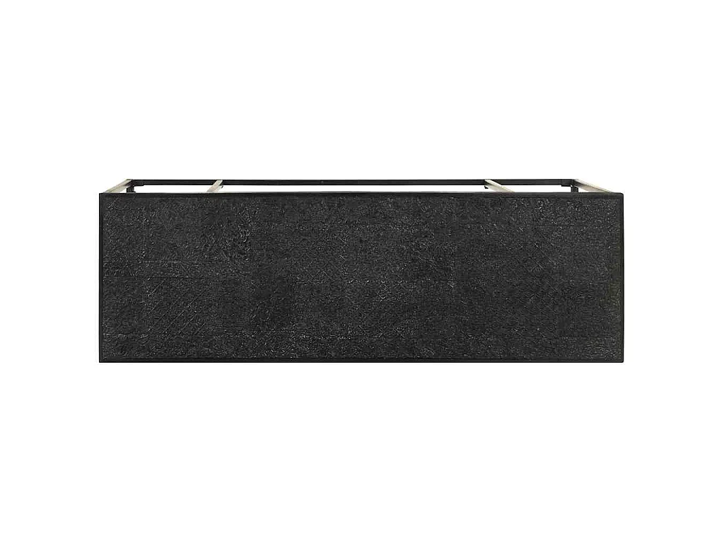 Table console Noir 110x35x76 cm Bois d'acacia et de manguier