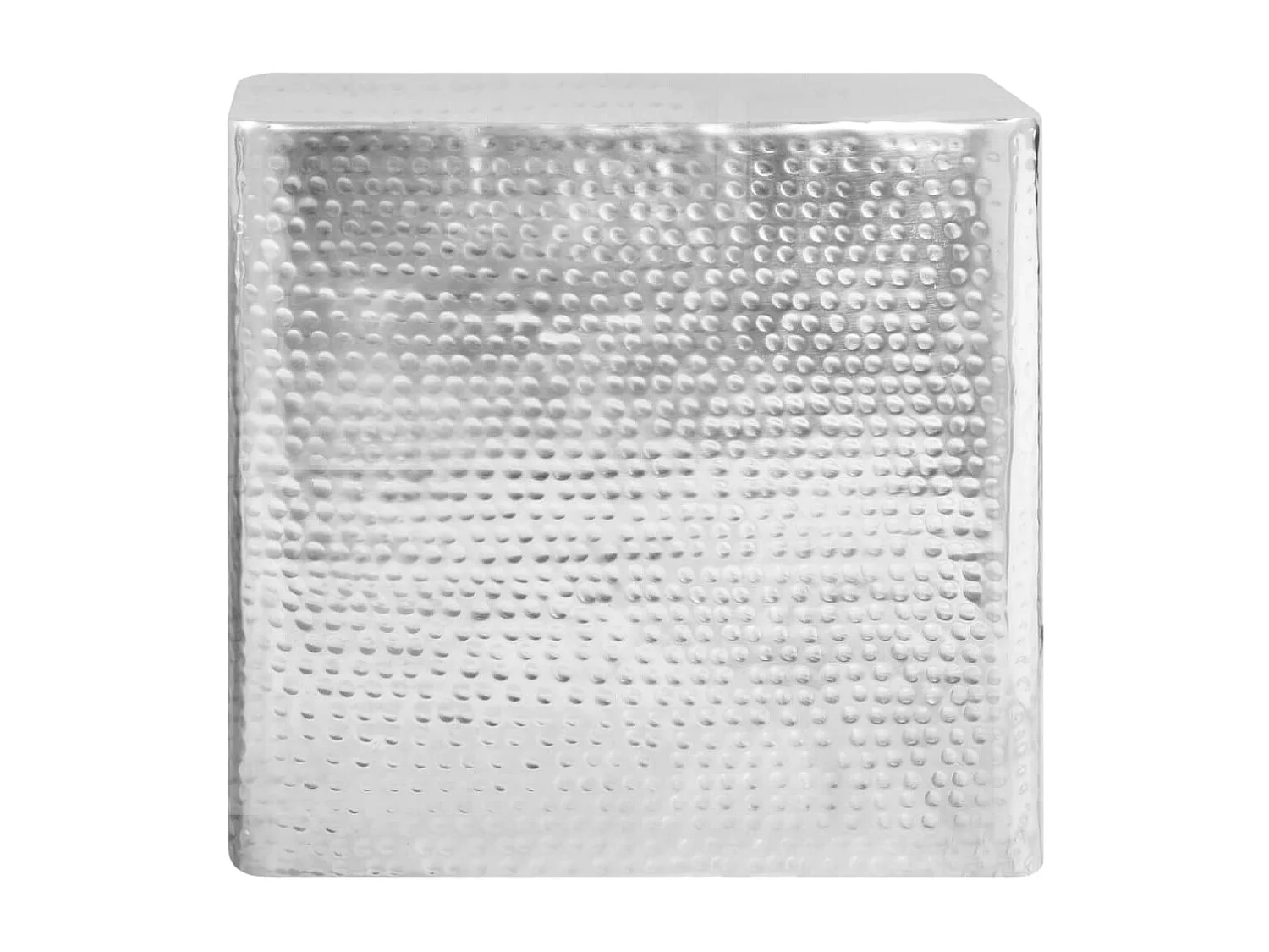 Tables basses 2 pcs Argenté Aluminium