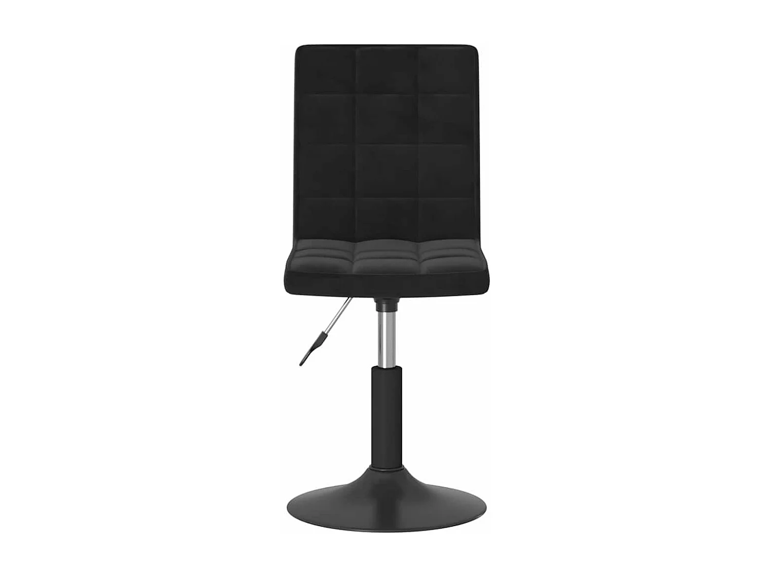 Chaises pivotantes à manger lot de 4 noir velours
