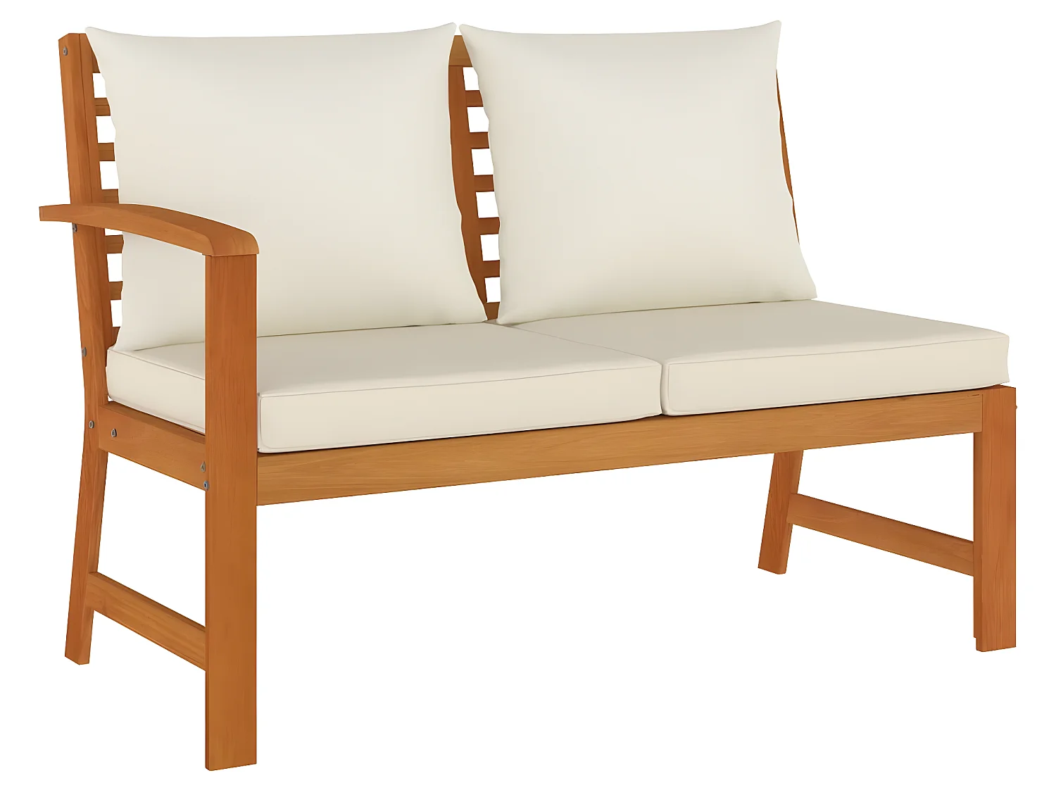 Ensemble à manger de jardin avec coussins 11 pcs bois d'acacia