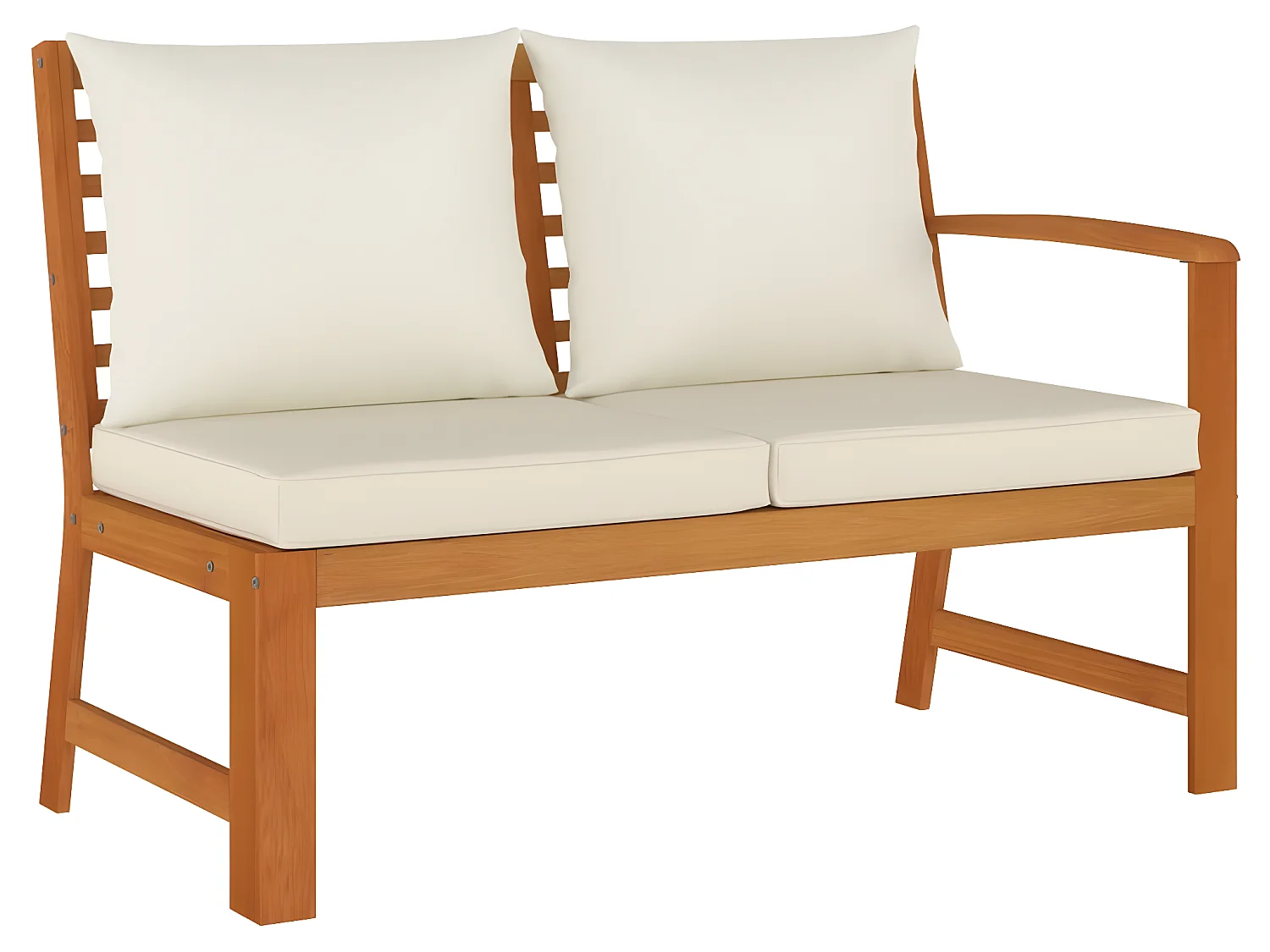 Ensemble à manger de jardin avec coussins 11 pcs bois d'acacia