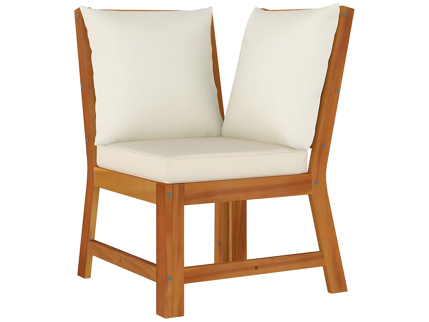 Ensemble à manger de jardin avec coussins 11 pcs bois d'acacia