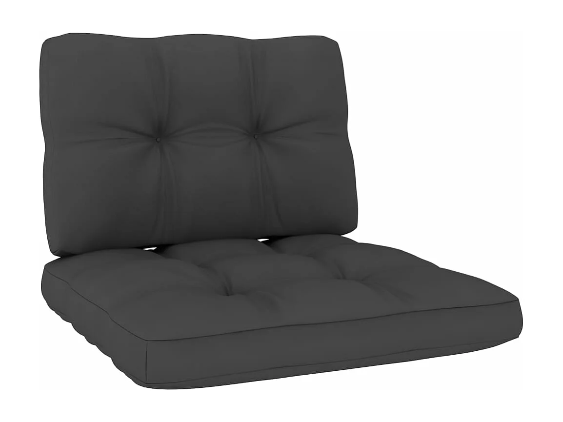 3-tlg. Garten-Lounge-Set mit Kissen Kiefernholz Imprägniert