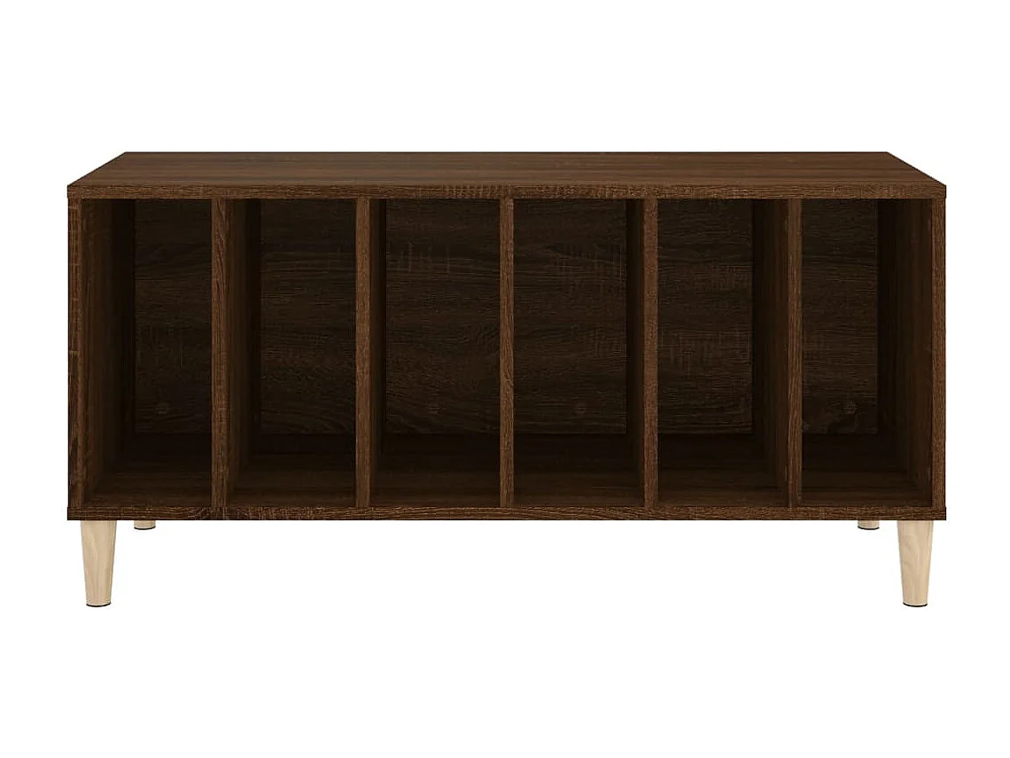 Plattenschrank Braun Eichen-Optik 100x38x48 cm Holzwerkstoff