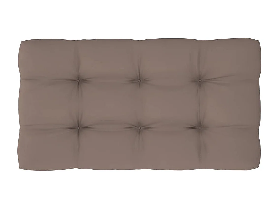 Outdoor-Mittelsofa Paletten Imprägniertes Kiefernholz Grau