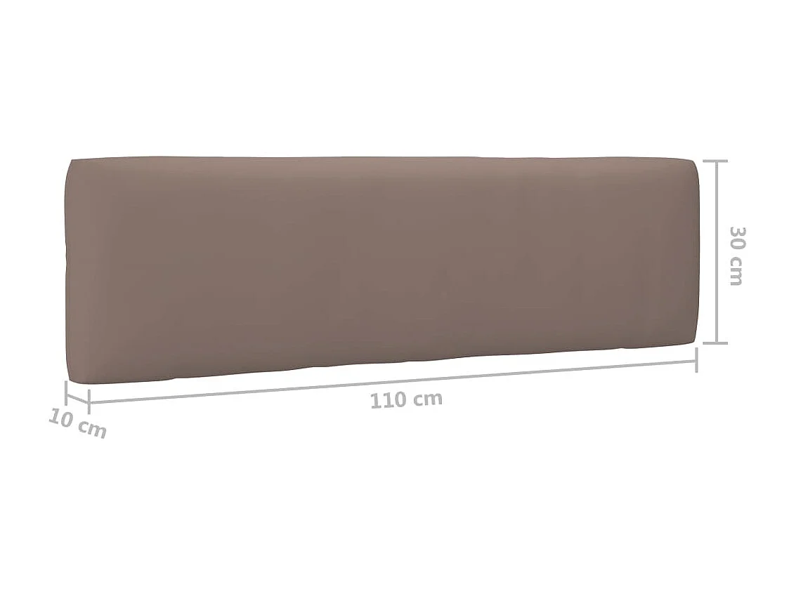 Sofá de centro em paletes p/ jardim pinho impregnado a preto