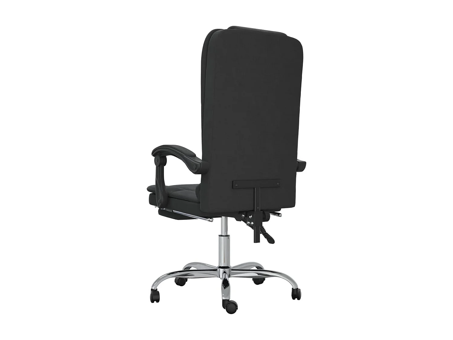 Fauteuil de massage inclinable de bureau Noir Velours