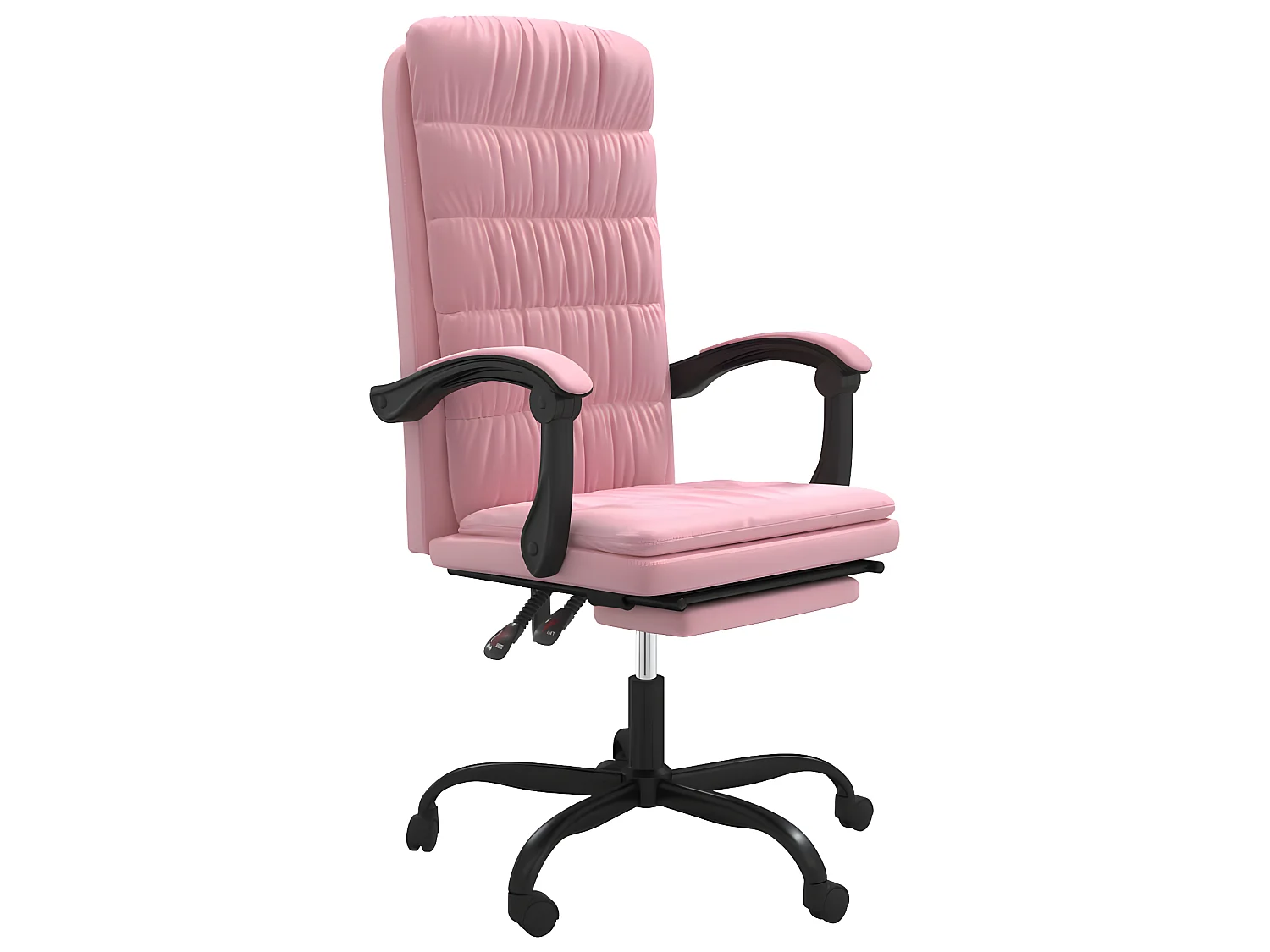 Fauteuil inclinable de bureau Rose Velours