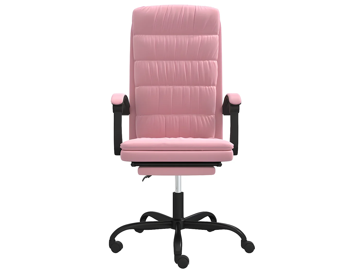 Fauteuil inclinable de bureau Rose Velours
