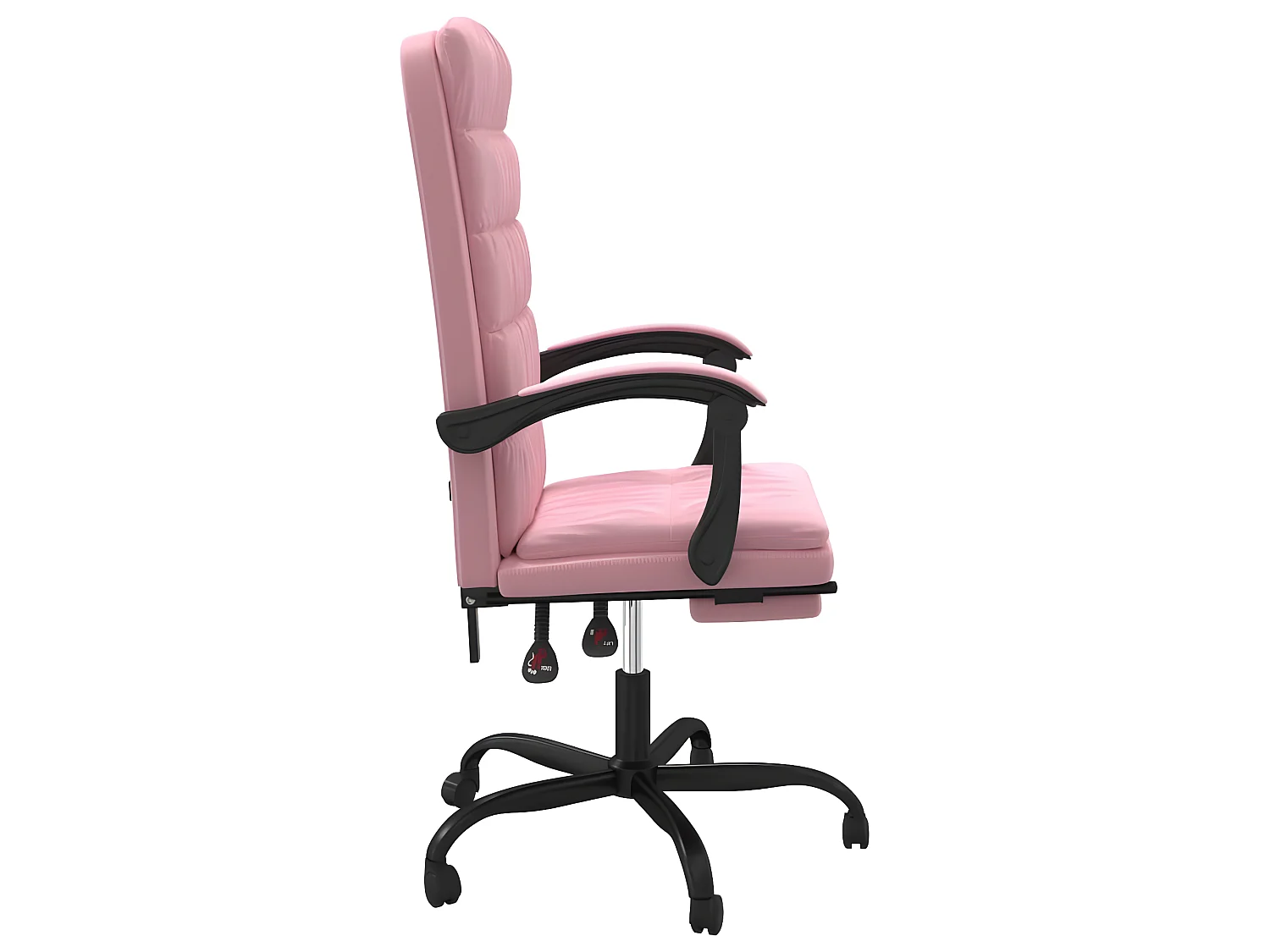 Fauteuil inclinable de bureau Rose Velours