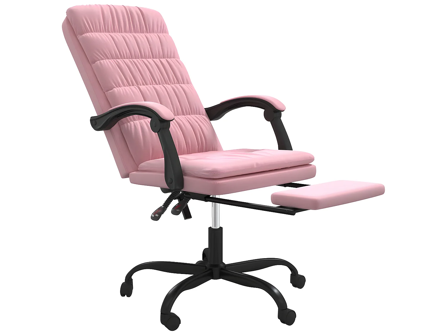 Fauteuil inclinable de bureau Rose Velours
