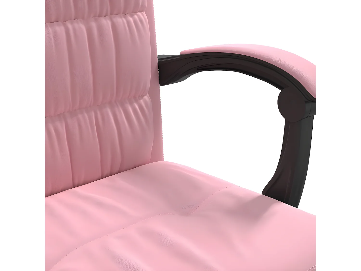 Fauteuil inclinable de bureau Rose Velours