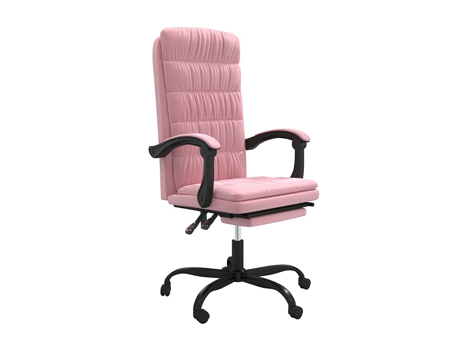 Fauteuil inclinable de bureau Rose Velours