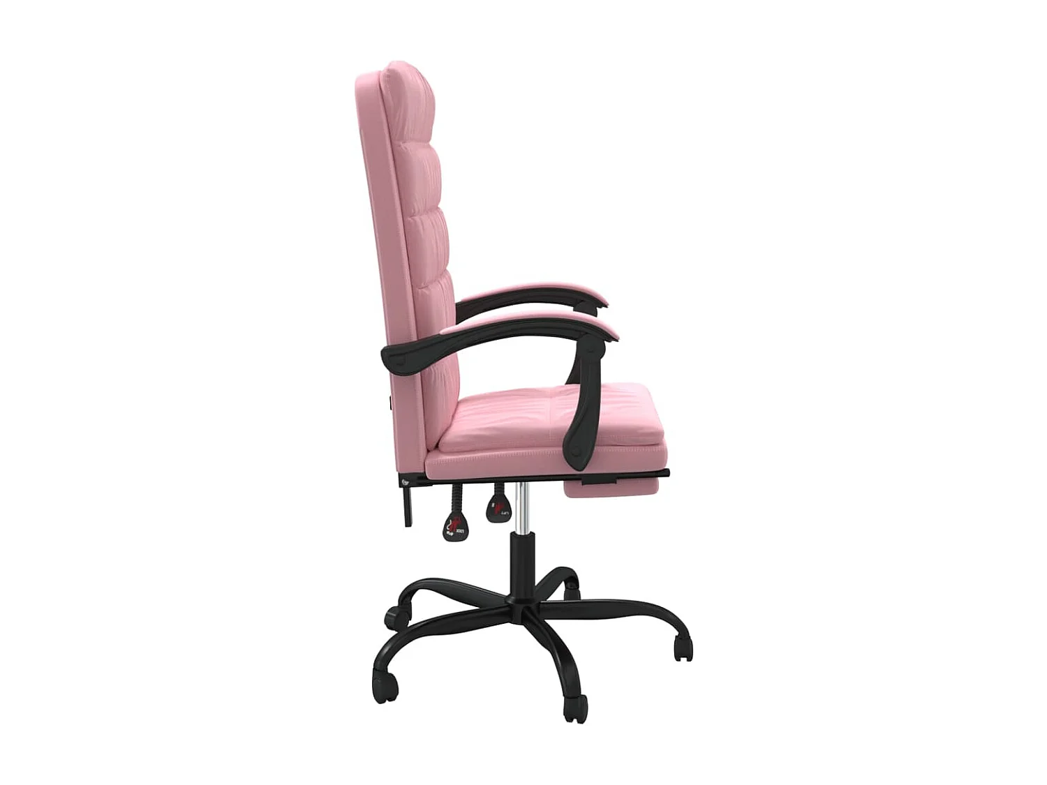 Fauteuil inclinable de bureau Rose Velours