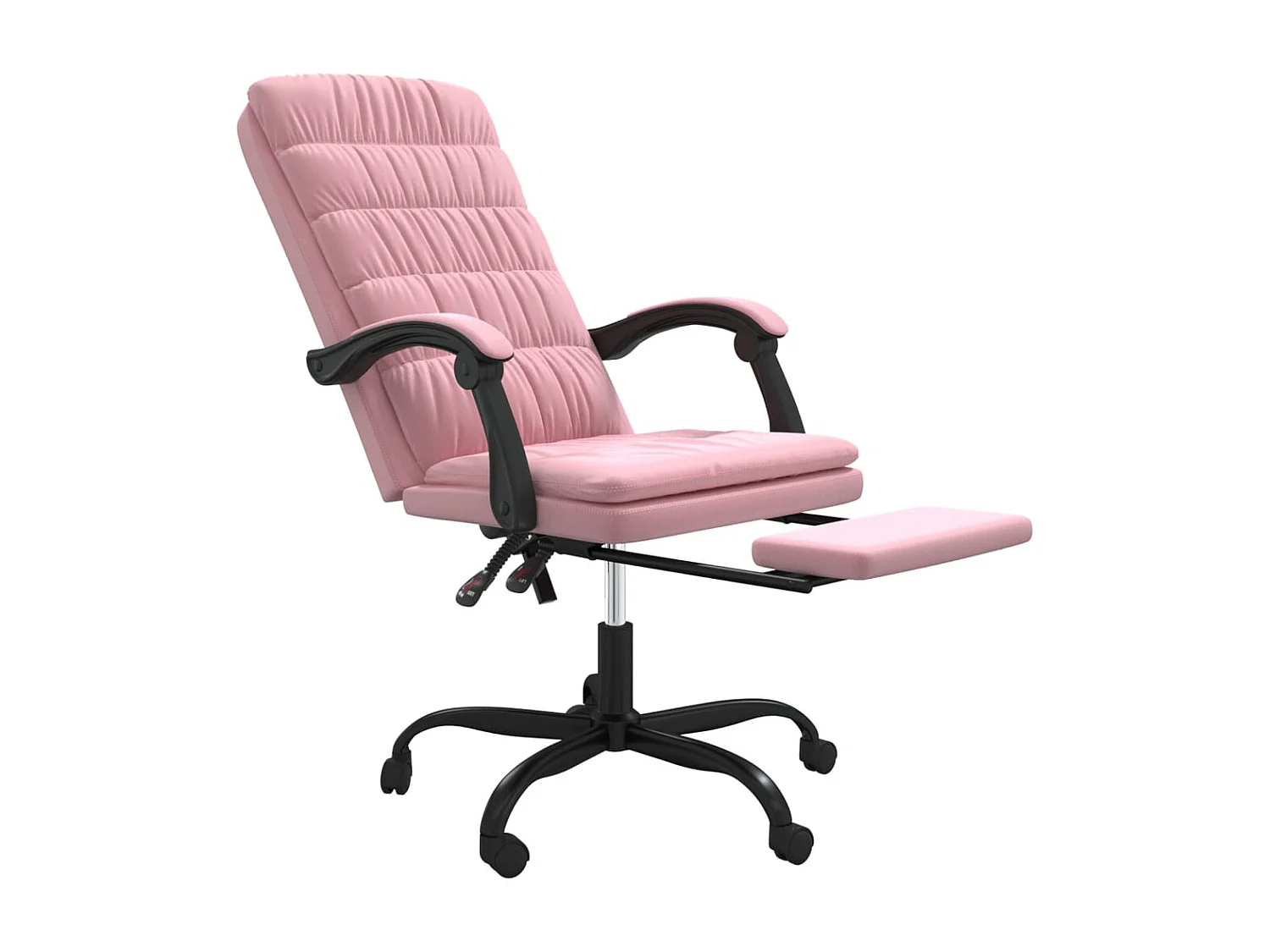 Fauteuil inclinable de bureau Rose Velours
