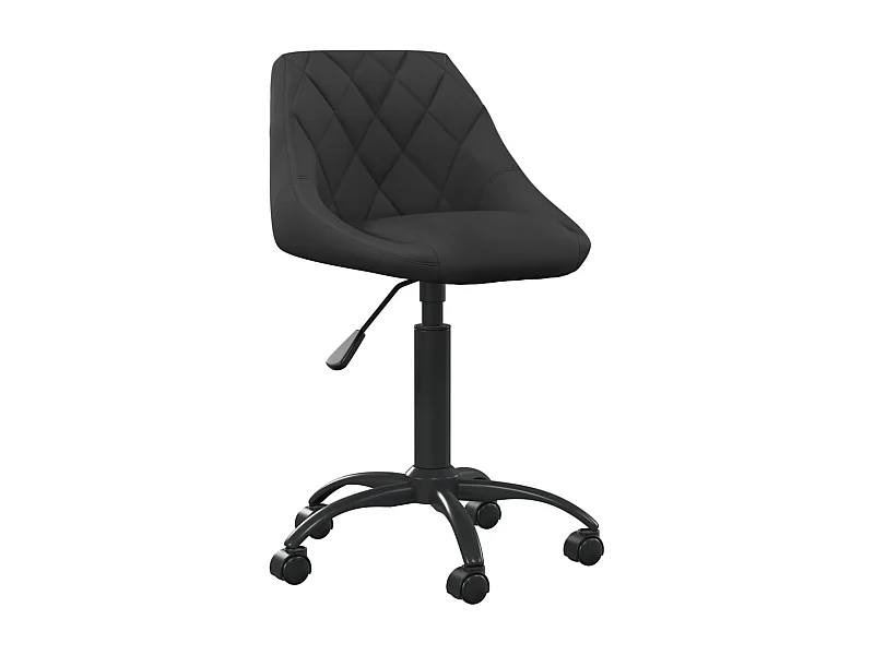 Chaise de bureau Noir Velours