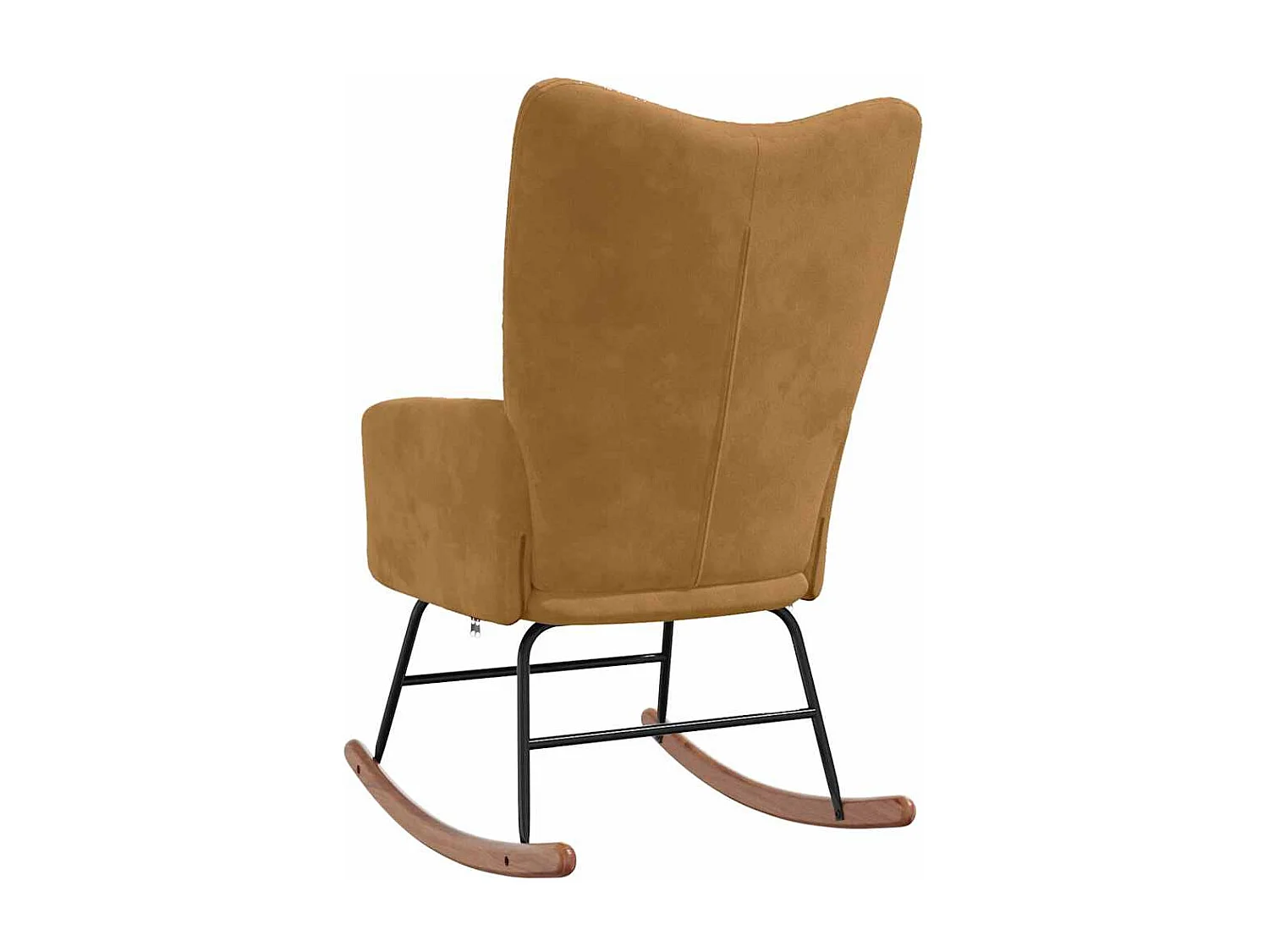 Chaise à bascule Marron Velours