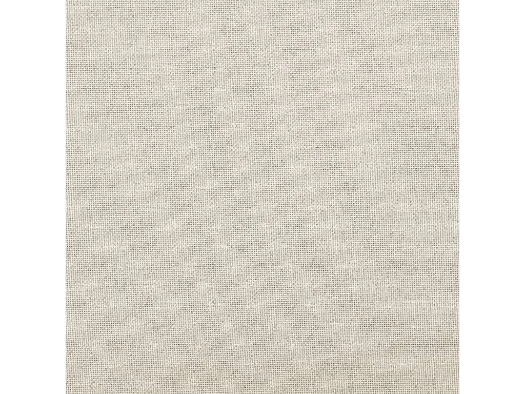 Cassapanca Pieghevole Bianco Crema 76x38x38 cm in Simil Lino