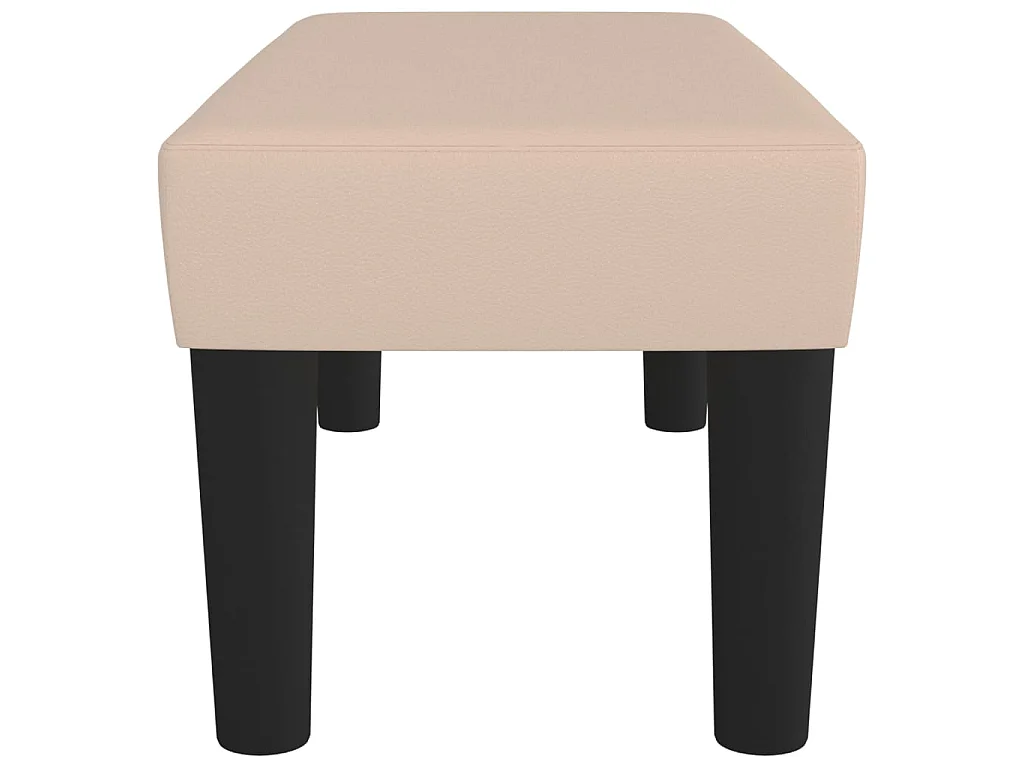 Banc Cappuccino 70x30x30 cm Similicuir