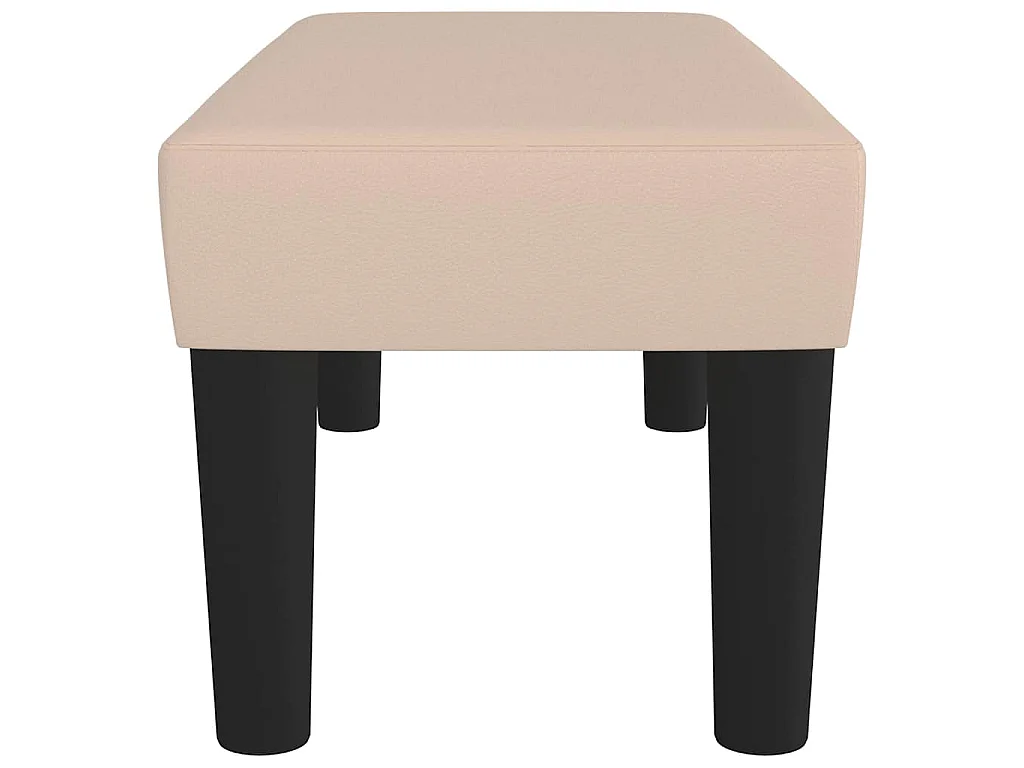 Banc Cappuccino 70x30x30 cm Similicuir