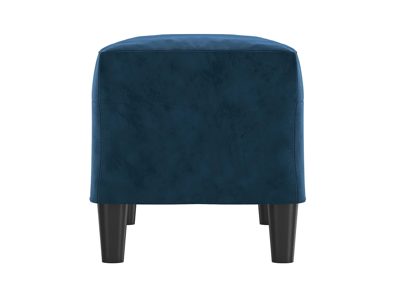Banc Bleu 70x35x41 cm Velours