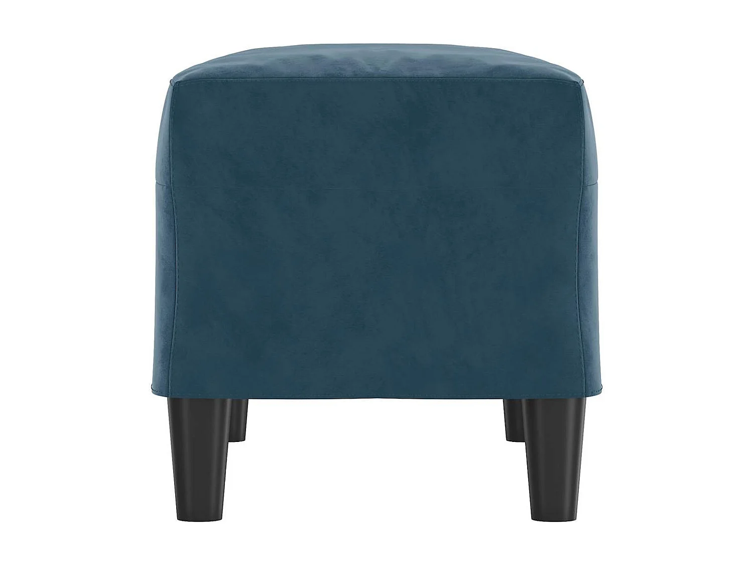 Banc Bleu 70x35x41 cm Velours