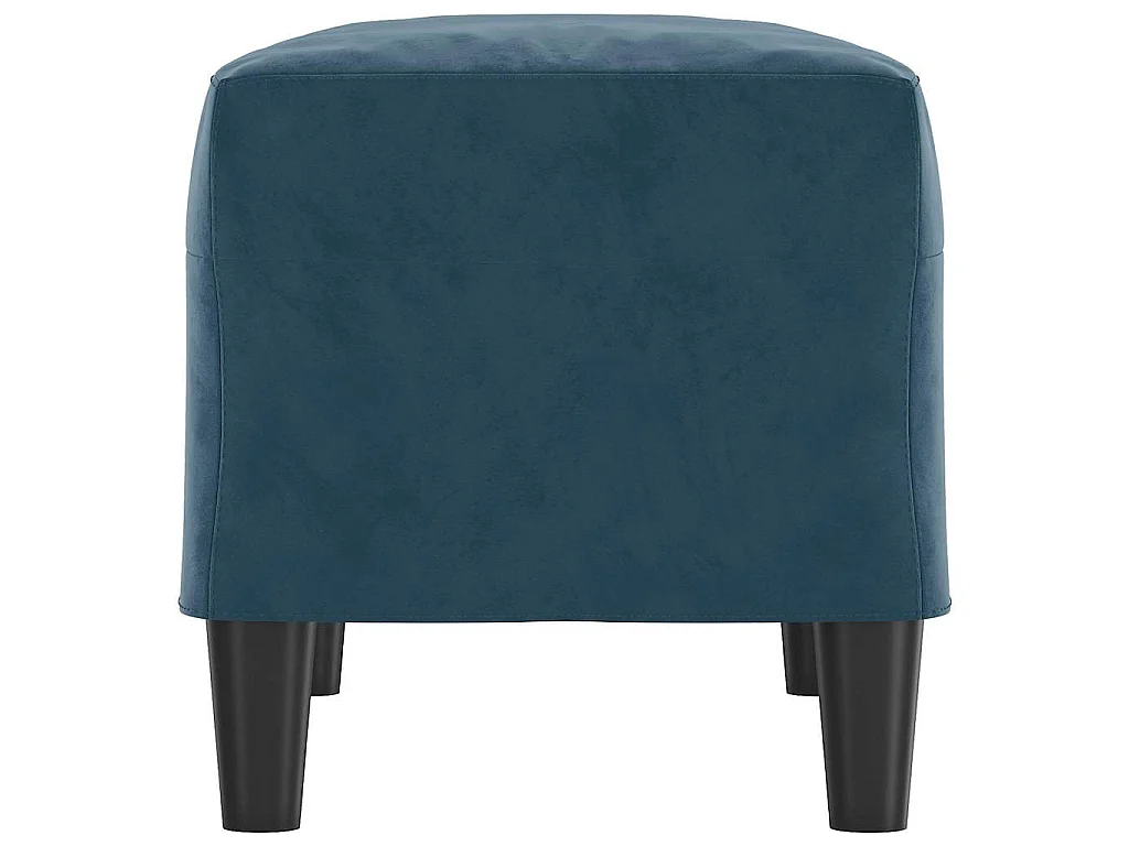 Banc Bleu 70x35x41 cm Velours