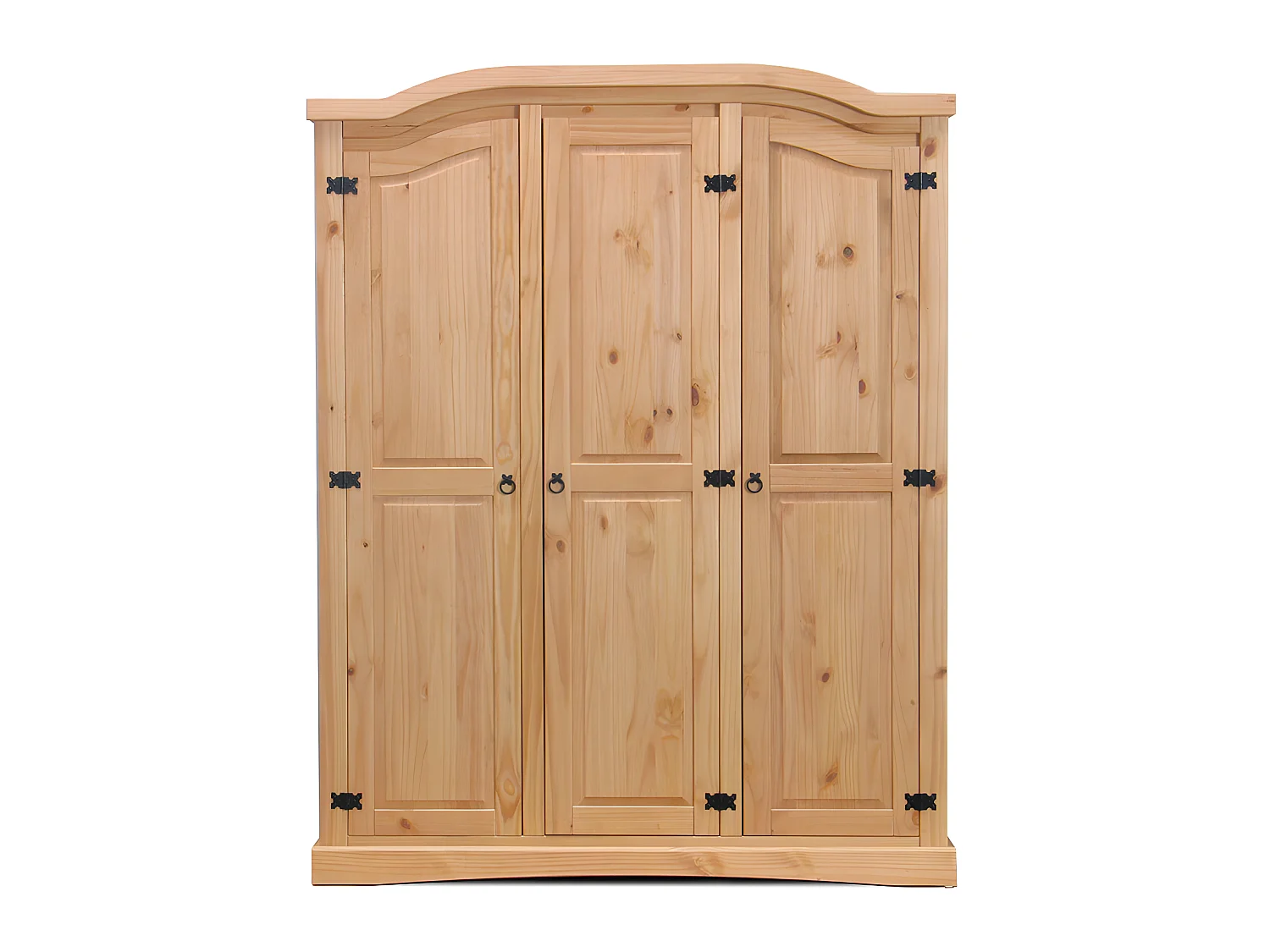 New Mexico Armoire 3 pièces, largeur 152 cm, hauteur 193 cm, délavé/ciré.
