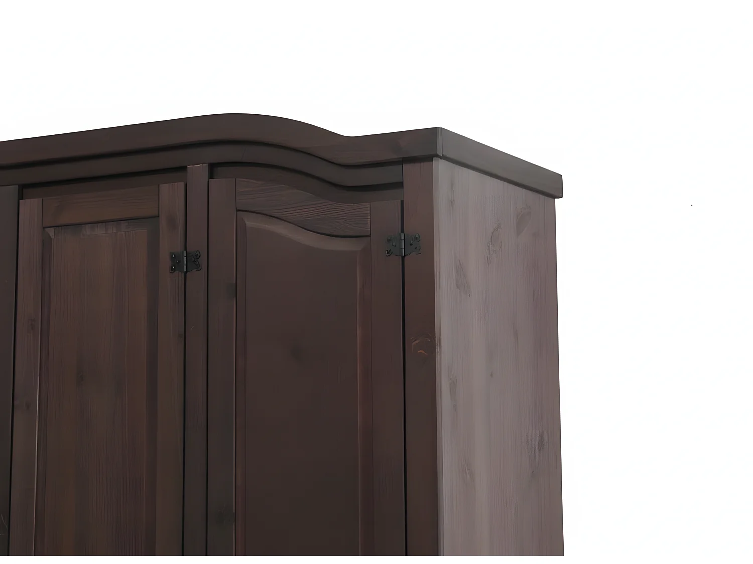 Bruine kledingkast 3-drs New Mexico.