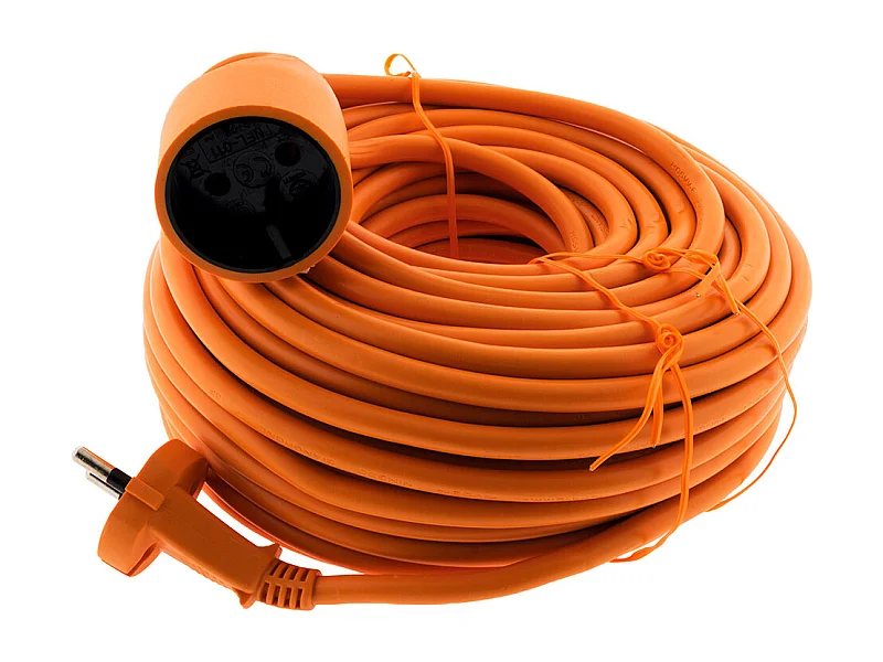 16A 25m erdloses Rollladen-Verlängerungskabel - Orange - Zenitech