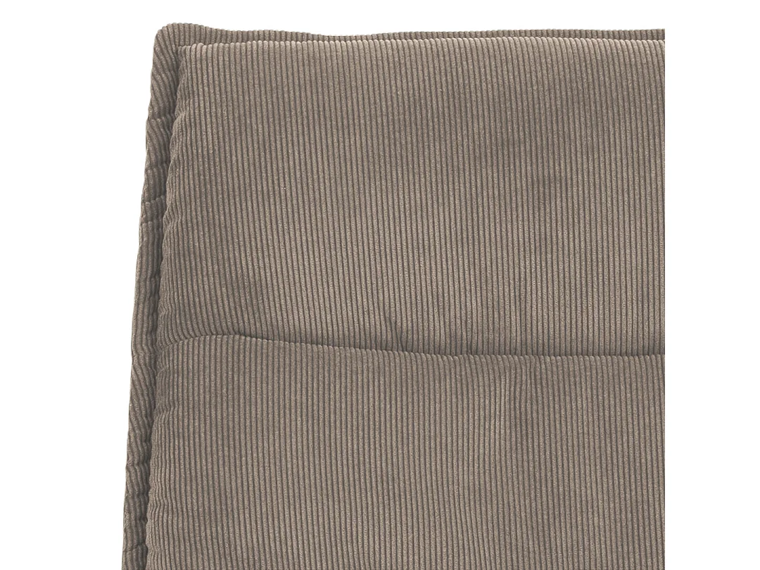 Bliwa fauteuil lounge fauteuil met kruk beige, zwart.