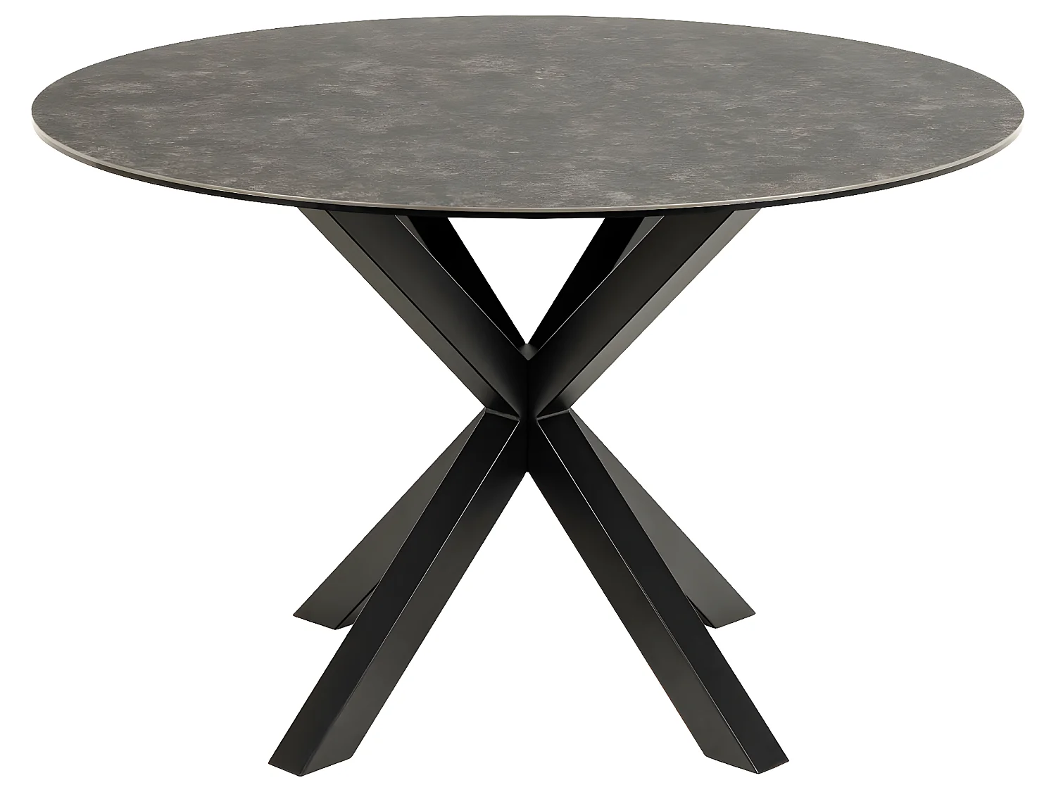 Heaven table à manger Ø119 cm céramique noir.