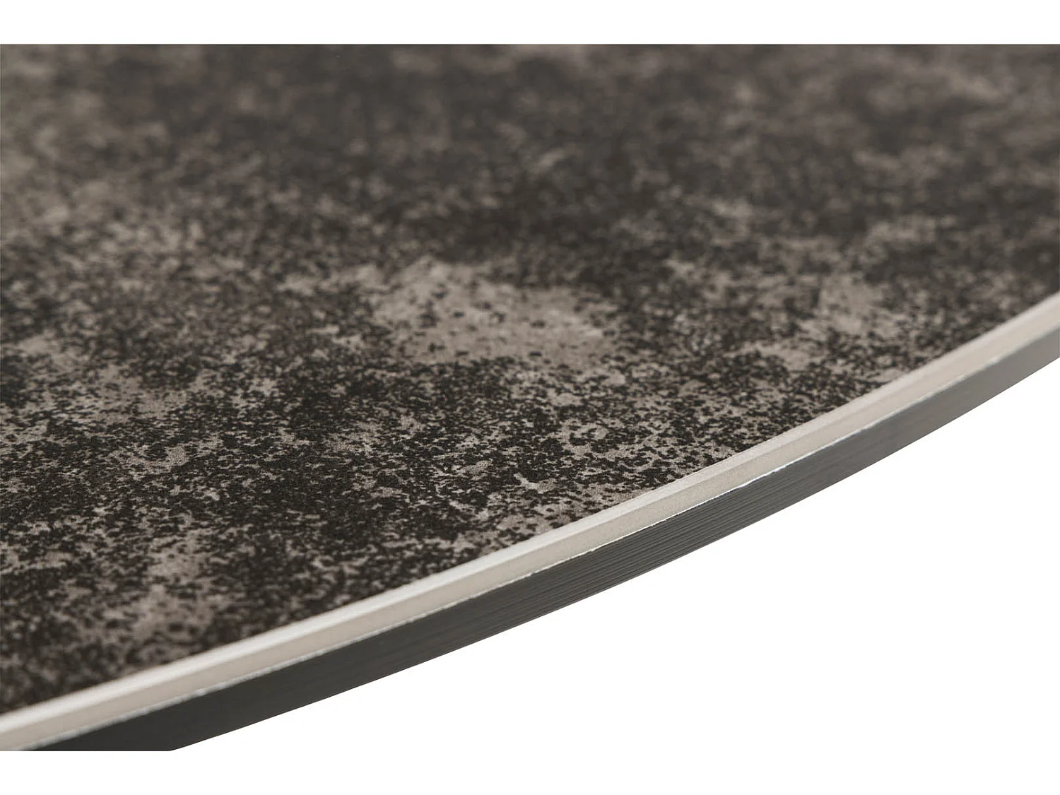 Heaven table à manger Ø119 cm céramique noir.