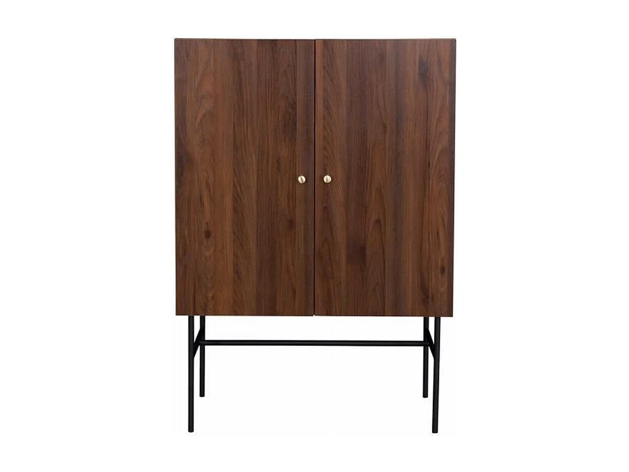 Lodge Buffet 2 Portes 1 Tiroir Bois Et Métal Falodgecab2p1t