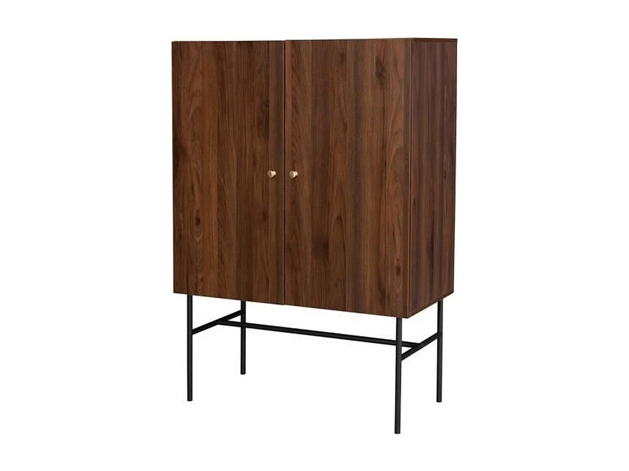 Lodge Buffet 2 Portes 1 Tiroir Bois Et Métal Falodgecab2p1t