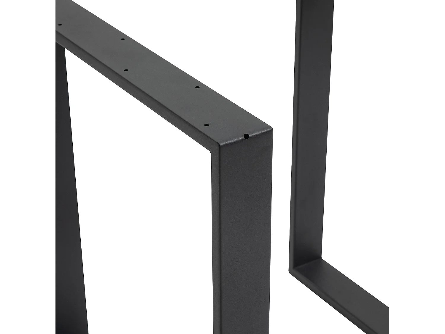 Patas para mesa negro 60x8x72 cm HOMCOM