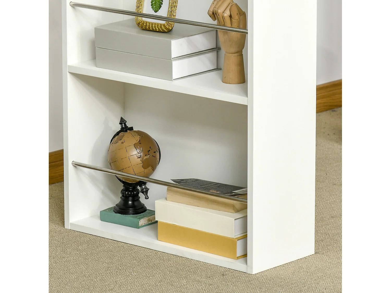 Mesa de bar blanco 112x57x106 cm HOMCOM