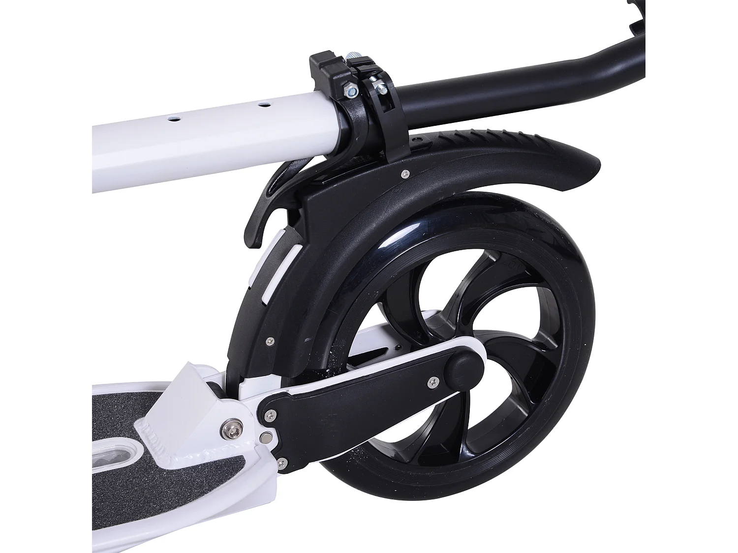 Patinete plegable blanco 93.5x38x105 cm HOMCOM