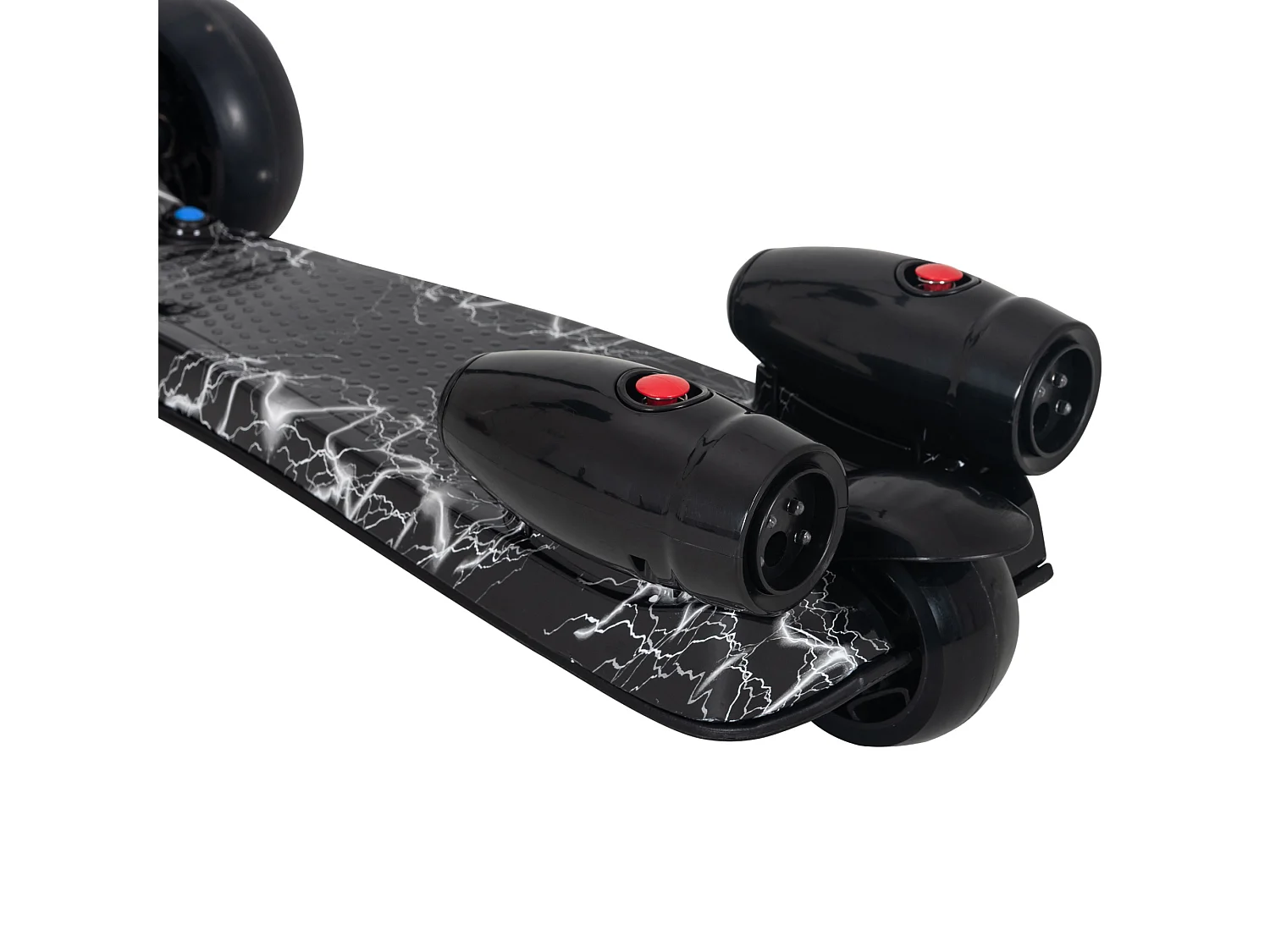 Patinete para niños negro 62x27x81 cm HOMCOM