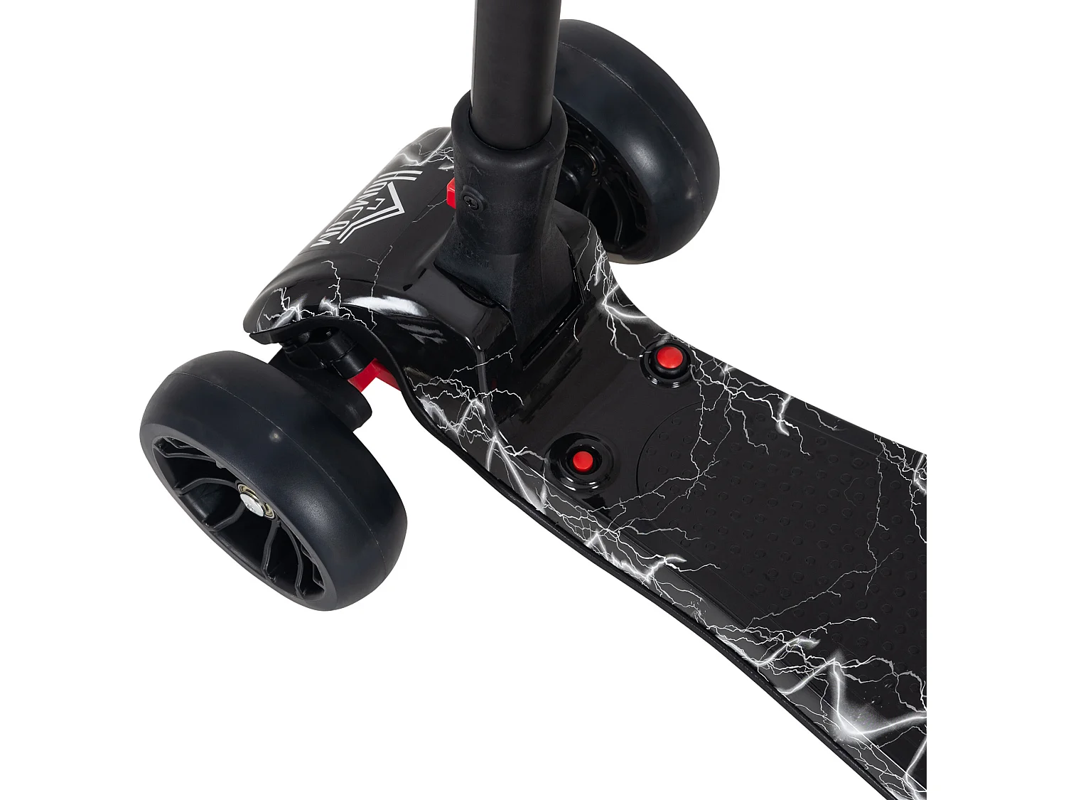 Patinete para niños negro 62x27x81 cm HOMCOM