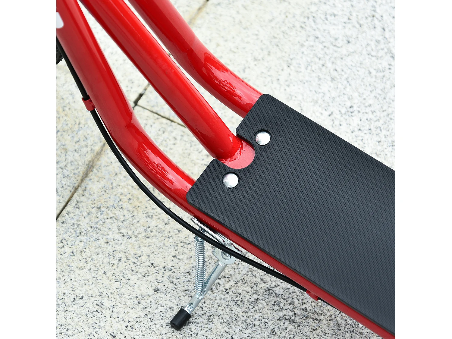 Patinete para niños rojo 139x58x96 cm HOMCOM