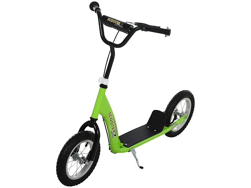 Patinete para niños verde 117x52x85 cm HOMCOM