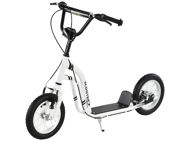 Patinete para niños white 120x58x95 cm HOMCOM