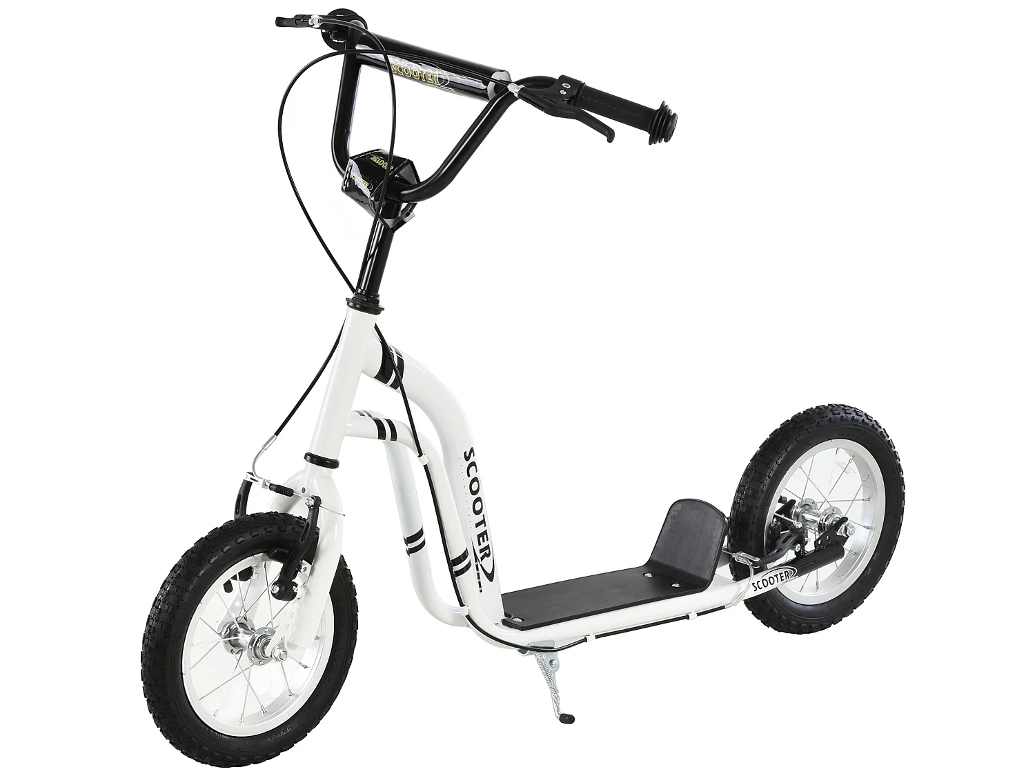 Patinete para niños white 120x58x95 cm HOMCOM